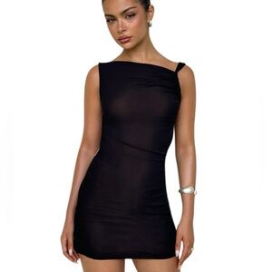 NWT Tiger Mist Black Freya Dress Size XXS